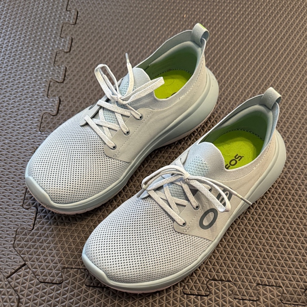 Oofos Blue Running Shoes